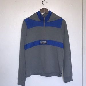 victoria secret pink quarter zip